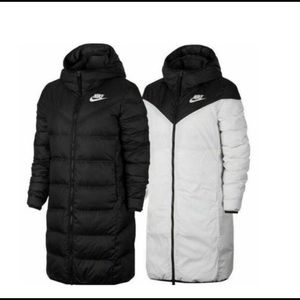Nike Reversible Black and White Puffer Jacket